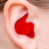 James 2 Pairs Swimming Ear Plugs for Men and Women, with Storage Case, Waterproof Reusable Silicone Ear Plugs for Surfers, Swimmers (Red, One Size) view 1