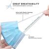 TECHNOSPILL 3 Ply MB Disposable Face Masks with nose wire,Single Use Facial Cover with Elastic Earloops For Home, Office, School, Certified by BFE>99% and PFE > 95%, ISO and CE (Pack of 500, Blue) view 2