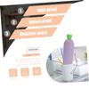 Cabilock 3Pcs Carrot Toothbrush Cup portable toothbrush cup toothbrush carrying bottle containers with lids travel toothpaste Toothbrush Storage Holder toothbrush tube travel bottle pp sock view 2