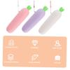 Cabilock 3Pcs Carrot Toothbrush Cup portable toothbrush cup toothbrush carrying bottle containers with lids travel toothpaste Toothbrush Storage Holder toothbrush tube travel bottle pp sock view 3