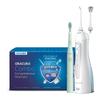 ORACURA Daily Care Combo Water Flosser OC150 White & Sonic Lite Battery Operated Electric Toothbrush SB100 Green view 1