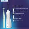 ORACURA Daily Care Combo Water Flosser OC150 White & Sonic Lite Battery Operated Electric Toothbrush SB100 Green view 2