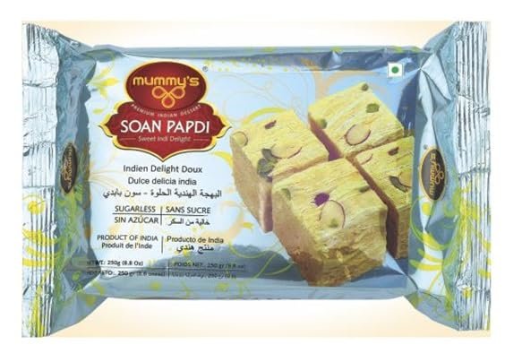 MUMMY'S SUGERLESS SOANPAPDI(Pack of 5 Each 250 grams)