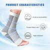 dskiley Neuropathy Socks - Compression Socks for Men Women - Ankle Sleeve Compression Support Brace for Relief of Plantar Fasciitis Achilles Tendonitis Foot Pain (White,L/XL) view 3