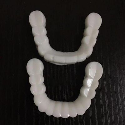 COMBR Resin Teeth Veneers Comfortable Dentures Tooth Cover Removable Reusable Upper Lower Cover