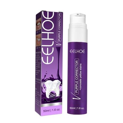 COMBR Purple Whitening Toothpaste Deeply Cleaning Gums Correct Yellow 50ml