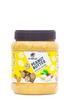 FIT MUSCLES Natural Peanut Butter Creamy, Smooth - Unsweetened, 30g Protein, Gluten & Cholesterol Free, 100% Vegan Peanut Butter, Nut Butter, Rich Protein Diet, Pure Roasted peanuts butter (350 G) view 1