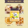 FIT MUSCLES Natural Peanut Butter Creamy, Smooth - Unsweetened, 30g Protein, Gluten & Cholesterol Free, 100% Vegan Peanut Butter, Nut Butter, Rich Protein Diet, Pure Roasted peanuts butter (350 G) view 4