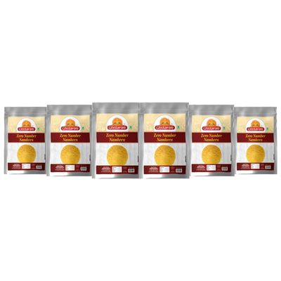Ghotaram Besan Namkeen Nylon Sev | Baarik Sev | Barik Sev | Sev Puri Bhel Puri Sev | Bhel Chaat Pani Puri Chaat Dahi Chaat Sev Zero Number Namkeen Sev | Non Spicy Fine Sev Fiki SEV-900g*6Pack
