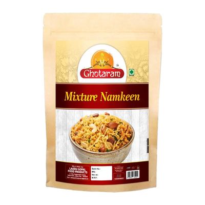 Ghotaram Navratan Mixture All time Favourite Indian Snacks/Namkeen | Ready to eat | No Preservatives | Crsipy & Light Namkeen Snacks | Made In Healthy Natural Groundnut Peanut Oil-250 * 1Pack