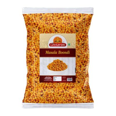 Ghotaram Masala Boondi | Raita Boondi Snacks | Masala Boondi Spicy & Crunchy Snacks | Rajasthani Masala Boondi | Charkhi Boondi | Fresh Masala Bundi yogurt/Curd Buttermilk bundi-900g*1Pack