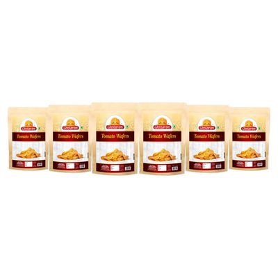 Ghotaram Authentic indori Namkeen Aloo Chips/Potato Chips Wafers | Original Style Chilli Sprinkled, Potato Chips | Tomato Tango Flavour, Crunchy Chips & Snacks Wafers-1Kg*6Pack