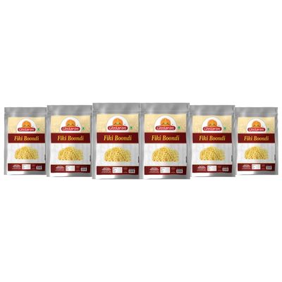 Ghotaram Shekhawati Kara Boondi Fried crispy & spicy bengal gram flour balls||All time favourite indian snacks/Namkeen|Ready to eat No Preservatives Light snacks||Boondi for Raitha-1Kg*6Pack