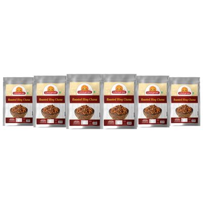 Ghotaram Vindhyapradesh Chana Roasted Salted Masala Hing Jeera Chana//Chatpata Masala Roasted Bhuna Hing Jeera Flavoured Namkeen Chana Oil-free ready to eat Hing Chana Low GI Snack-900g*6Pack