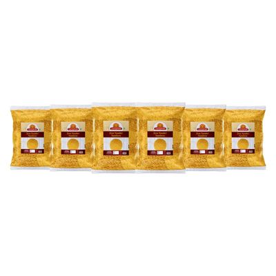 Ghotaram Organic Nylon Sev||Bhel Namkeen Sev||Bhel Chaat Sevpuri Papdi Sev Namkeen Indian Snack (Non Spicy)||Pure Besan Namkeen Snacks||Barik Sev Sev Puri Bhel Puri Sev Fine Sev-900g*6Pack