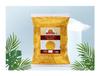 Ghotaram Organic Nylon Sev||Bhel Namkeen Sev||Bhel Chaat Sevpuri Papdi Sev Namkeen Indian Snack (Non Spicy)||Pure Besan Namkeen Snacks||Barik Sev Sev Puri Bhel Puri Sev Fine Sev-900g*6Pack view 4