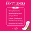 Cailin Care Ultra Thin and Cottony Soft Anion Chip Panty Liner for Women (Pack of 60 Large Liners) (Large Size - 180mm) view 4