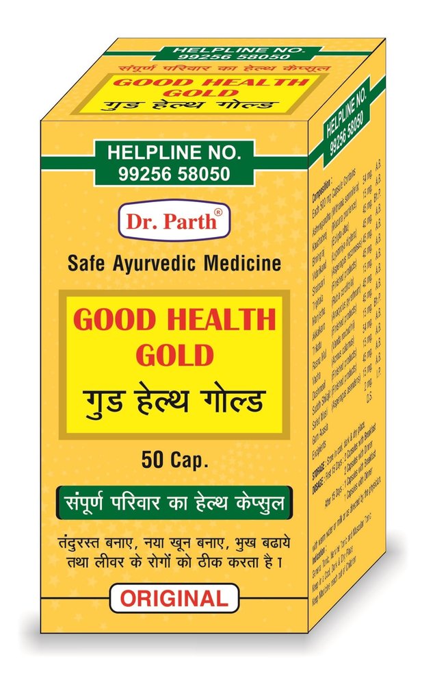 DR. PARTH BIOTECH Good Health Gold Ayurvedic Weight Gainer Capsules 50