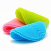 CELLEBII Silicone Scrubber for Kitchen Non Stick Dishwashing pad & Baby Care Product Brush, Fruit and Vegetable Washing Brush Multipurpose Silicone pad(Multicolor, 2pcs) (2) view 1