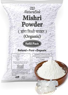 Nature Link Mishri Powder, Misri Powder, Thread Mishri Powder, Dhaga Mishri Powder, Dhage Wali Mishri Powder, Rock Candy Sugar Powder (Refill) 3600g