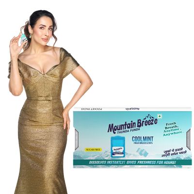 Mountain Breeze Oral Hygiene Mouth Freshener Sugar Free Cool Mint Flavoured Breath Strips_(24 Strips each Cassatte)-Pack of 1(3 Cassette)