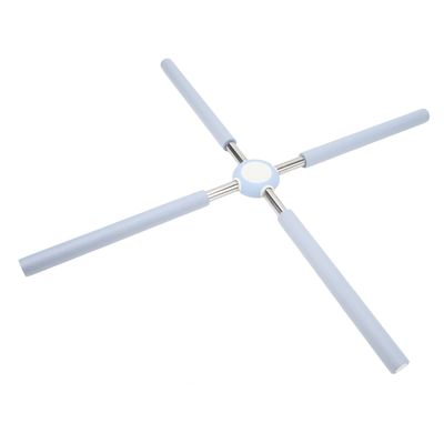 Back Training Sticks, Stainless Steel Easy to Use Posture Corrector Sticks Sturdy Improve Posture Detachable Reduce Pain for Stretching (Blue)