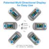ChoiceMMed MD300CN330 FingerTip Pulse Oximeter | Pulse Rate | Oxygen Saturation | High Accuracy | Easy Operate & Carry - Pack of 1 (Grey) view 3
