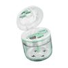 Mouth Guard Case, Leakage Free Pretty Design Portable Clean Storage Denture Box PP with Brush for Outdoor (White) view 1