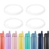 BOSORIO 4 Pack Gaskets Compatible with TAKEYA Actives Straw Lid Water Bottle 14oz 16oz 18oz 22oz 24oz 32oz 40oz, Replacement Rubber Seals Part for Straw Lid(Not for Spout Lid) view 1