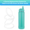 BOSORIO 4 Pack Gaskets Compatible with TAKEYA Actives Straw Lid Water Bottle 14oz 16oz 18oz 22oz 24oz 32oz 40oz, Replacement Rubber Seals Part for Straw Lid(Not for Spout Lid) view 3