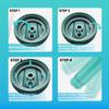 BOSORIO 4 Pack Gaskets Compatible with TAKEYA Actives Straw Lid Water Bottle 14oz 16oz 18oz 22oz 24oz 32oz 40oz, Replacement Rubber Seals Part for Straw Lid(Not for Spout Lid) view 4