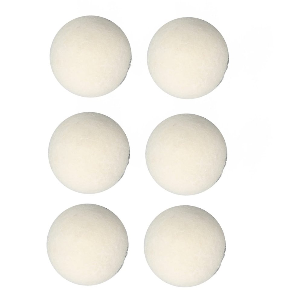 Wool Drying Balls, Remove Odors High Density Drying Ball 6 Pcs Good Tensile Performance for Home (5cm)