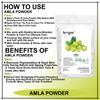 Keegan Herbal Natural and Pure Amla Powder,Bhringraj Powder,Curry Leaves Powder,Indigo Powder,Hibiscus Powder For Hair Care | (50gmx5) view 2