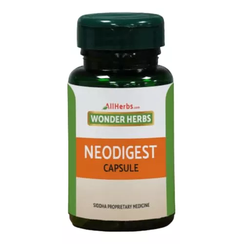 Allherbs Neodigest Capsule 60 No's | Loss of appetite | Flatulence | Impaired Digestion Dyspepsia