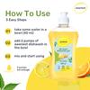 awenest No-Toxin Plant Based Dishwash liquid Concentrate | Orange and Lemon | No Toxins | Baby and Pet friendly Natural Organic Herbal Gel view 4
