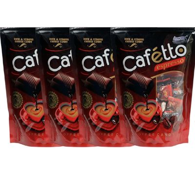 Derby Combo Pack Of 4 Standy Pouch.|Birthday Party|Coffee|Return Gift To Your Friends & Family|Swad Jo Rishton Me Mithas Laye. (Cafetto Pack Of 4),0.45 Grams