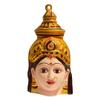SRI YAGNAA - 8 Inches Skin Colour Lakshmi Face - Varalakshmi Face for Pooja - Skin Varalaxmi Amman Face (F-3) view 1