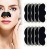 eyurva Anti-Blackhead Charcoal Nose Strips, Charcoal Acne Blackhead Removal Nose Mask Cleaning Peel Off Nose Sticker, 10pc view 1