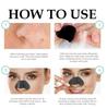 eyurva Anti-Blackhead Charcoal Nose Strips, Charcoal Acne Blackhead Removal Nose Mask Cleaning Peel Off Nose Sticker, 10pc view 4