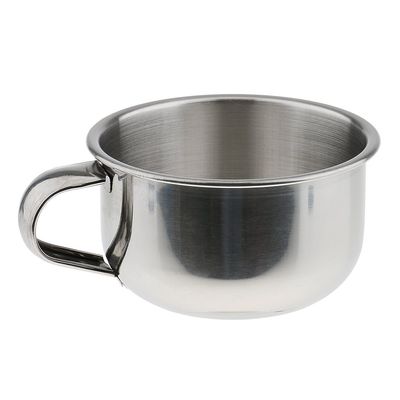Lyla Stainless Steel Men's Shaving Mug Bowl Men Barber Beard Soap Mug Cup + Handle for Shave Brush | Health & Beauty | Shaving & Hair Removal | Shaving Brushes & Mugs