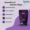 KesNa Jamun Chips Dry | Natural Sugar Management & Digestive Support | Rich in Antioxidants & Nutrients | 100% Natural, Vegan & Gluten-Free | 50 Gram Pack view 3