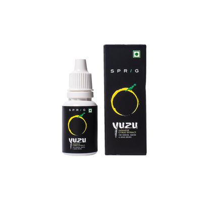 Sprig All Natural Yuzu Extract | Authentic Japanese Yuzu | For Cocktails, Mocktails, Baking Cakes, Whipped Cream, Pastries, Desserts & Beverages | Vegan | 20 ml