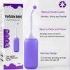DALUCI 500ML Portable Bidet Spray for Toilet  Handheld Retractable Jet Sprayer with Anti-Slip Bottle & Angled Nozzle | Travel-Friendly Personal Hygiene Cleaner with Carry Bag (Multicolor) view 3