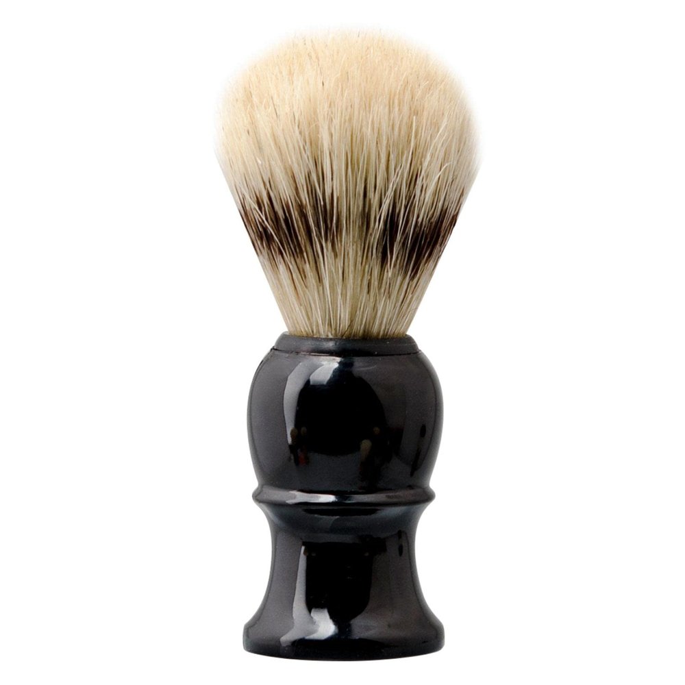 LOOM TREE Hair Shaving Brush Synthetic Bristles Hair Salon Shave Brush Black PP Handle| Shaving & Hair Removal | Shaving Brushes & Mugs