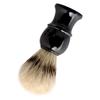 LOOM TREE Hair Shaving Brush Synthetic Bristles Hair Salon Shave Brush Black PP Handle| Shaving & Hair Removal | Shaving Brushes & Mugs view 2