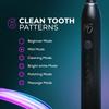 MAGTOUCH Rechargeable Sonic Electric Toothbrush | 6 Operational Modes | 42000 Vibrations per Minute | 4 Brush Heads | Recharge Cable | IpX 7 Waterproof for Adults & Kids (black) view 3