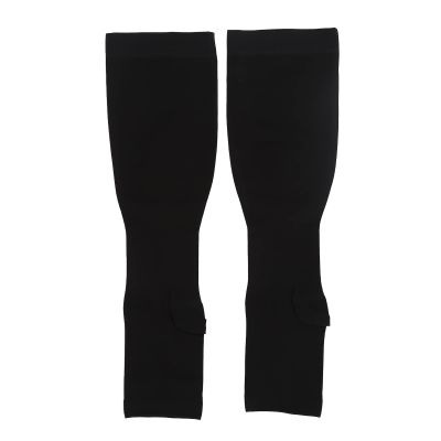 Compression Socks, Skin Friendly Open Toe Compression Socks Elastic Breathable Comfortable for Circulation (5XL)