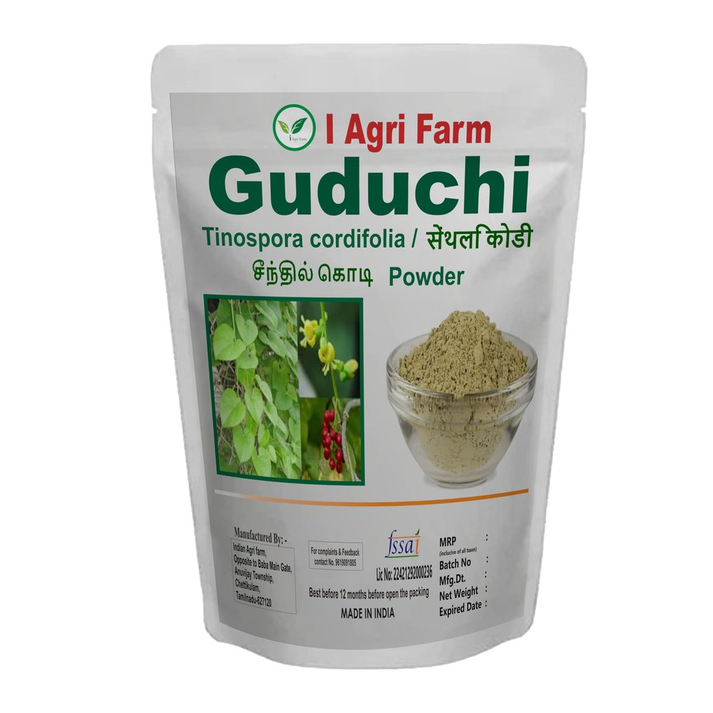 Iagrifarm Guduchi Powder - 250 g - Giloy/Sindalkodi/Amruthaballi Powder