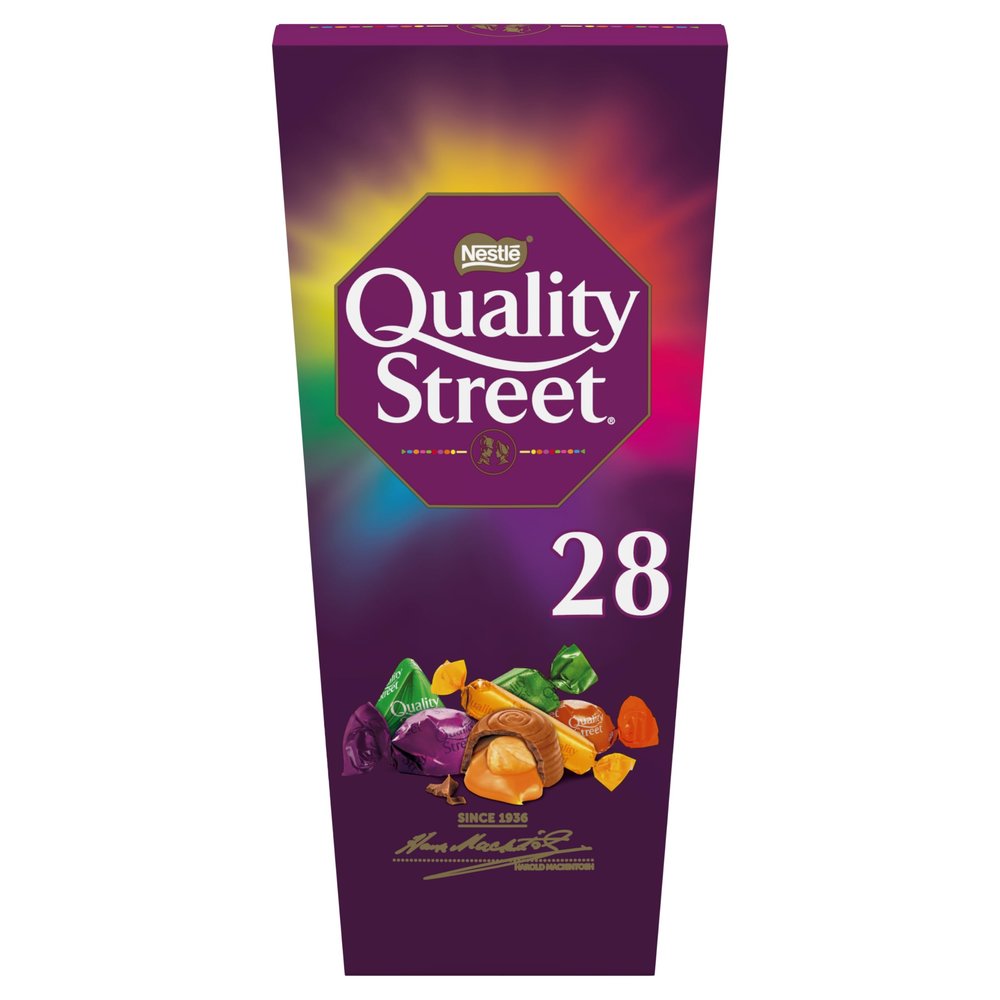 Quality Street Nestle Assorted Milk And Dark Chocolates And Toffees, 265 Grams