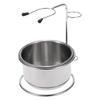 CALANDIS Metal Men Shaving Brush Holder Stand with Soap Cream Shave Mug Cup Bowl Set | 1 Piece Shaving Bowl 1 Piece Shaving Stand Holder view 1
